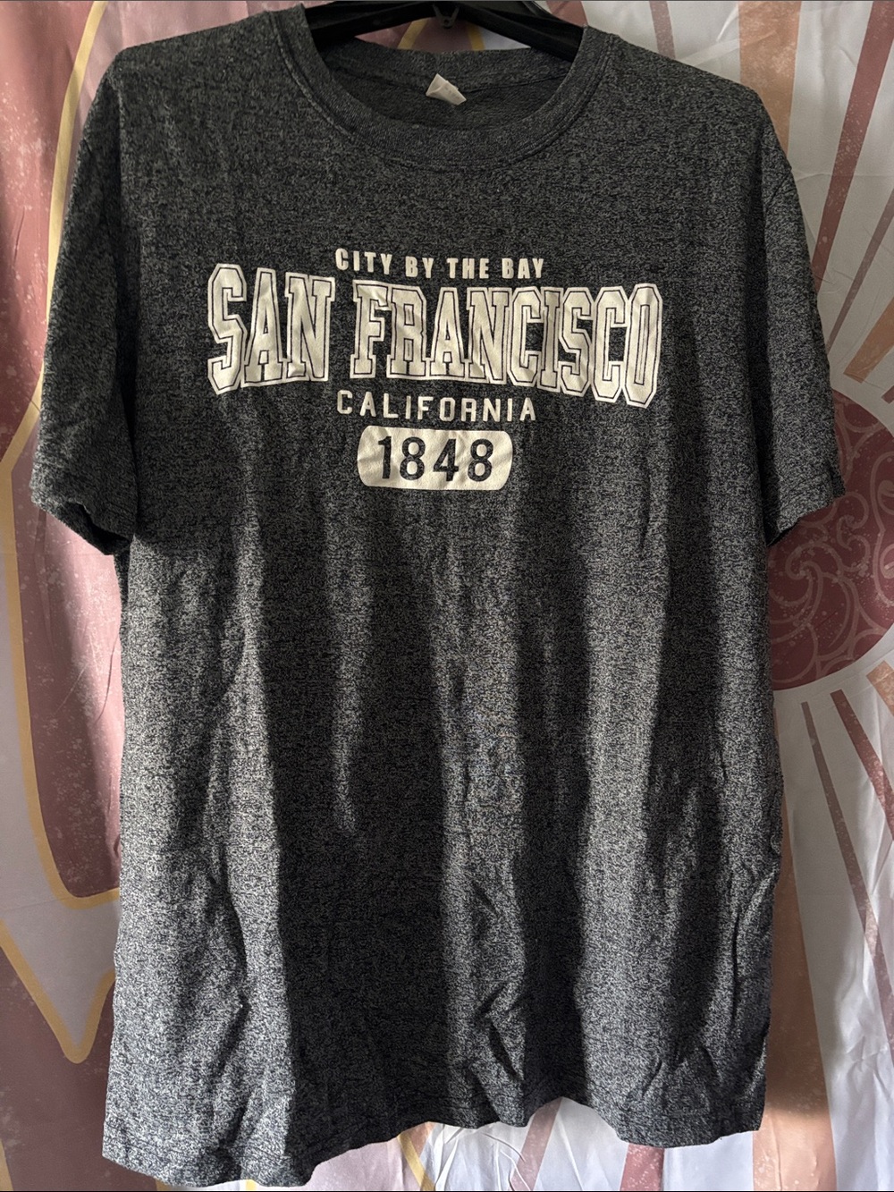San Francisco Graphic Tee - Charcoal Gray Short Sleeve